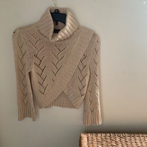BEBE Cropped Sweater